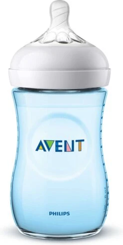 Philips Avent Natural Babyfles - SCF035/27 Babyfles (1m+) Voor Langzame Toevoer - 2x -Baby Peuter Winkel 603x1200 3