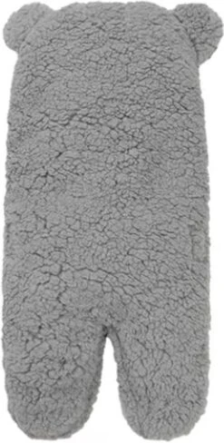 BonBini´s Teddy Bear Wikkeldeken Newborn - Zachte Grijze Teddy Beer Inbakerdoek Newborn Baby - 3-6 Maanden - Grijs -Baby Peuter Winkel 608x1200 3