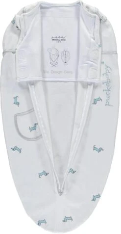 Puckababy Inbakerslaapzak Original Mini 3-6m - White Pucky -Baby Peuter Winkel 621x1200 4