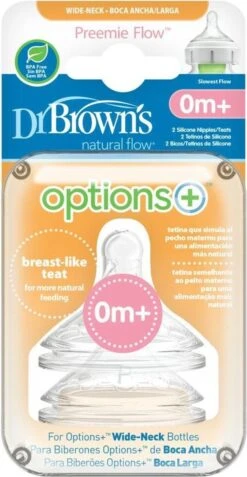 Dr. Brown's Options+ Anti-colic Speen Prematuur - Voor Brede Halsfles - 2 Stuks -Baby Peuter Winkel 621x1200 7
