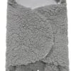 BonBini´s Teddy Bear Wikkeldeken Newborn - Zachte Grijze Teddy Beer Inbakerdoek Newborn Baby - 3-6 Maanden - Grijs -Baby Peuter Winkel 627x1200