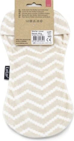 Woller Cover Sandy Wig - Losse Hoes Voor De KipKep Woller - Zand - Nicky Katoen Velour -Baby Peuter Winkel 631x1200 2