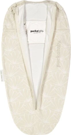 Puckababy Inbakerslaapzak Original Mini 3-6 Maanden - Cotton - Seashell Sand -Baby Peuter Winkel 637x1200 3
