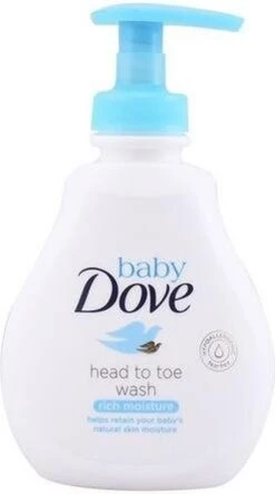 Dove - Baby (Head To Toe Wash Rich Moisture ) Body (Head To Toe Wash Rich Moisture ) Baby (Head To Toe Wash Rich Moisture ) - 200ml -Baby Peuter Winkel 668x1200