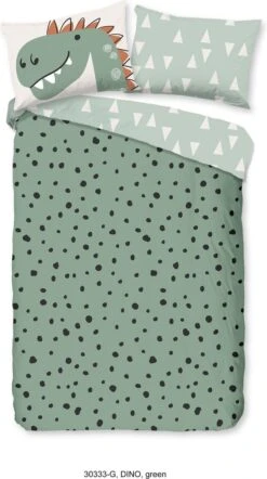Good Morning Kids Dekbedovertrek Dino-Ledikant (100 X 135 Cm) -Baby Peuter Winkel 671x1200 1