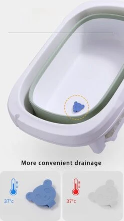 Rudolphy Opvouwbaar Babybad 3-in 1 Van 0-12 Jaar - Roze -Baby Peuter Winkel 673x1200 1