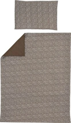 Meyco Cheetah/Uni Dekbedovertrek Ledikant - Chocolate - 100x135cm