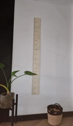Groeimeter - Knaptoetjes - 50 T/m 200cm - Puzzel - Hout