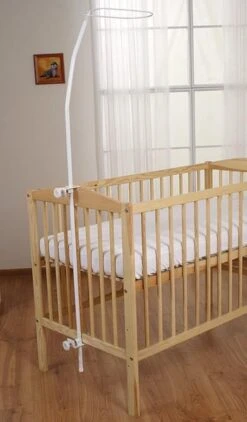 My Sweet Baby Hemel Katoen - Roze (incl Sluierstang) -Baby Peuter Winkel 703x1200 3