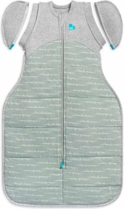 Love To Dream™ Swaddle Up™ Overgangsslaapzak Large 8,5 - 11 Kg – 2.5 TOG (16°C- 20°C) – Olive – Fase 2 Uitbakeren