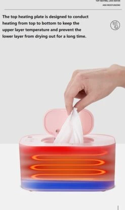 Deluqse Billendoekjes Verwarmer - Wit - Billendoekjesdoos - Lotiondoekjes - Temperatuur Instelbaar 11 Deluqse Billendoekjes Verwarmer - Wit - Billendoekjesdoos - Lotiondoekjes - Temperatuur Instelbaar -Baby Peuter Winkel 718x1200 3