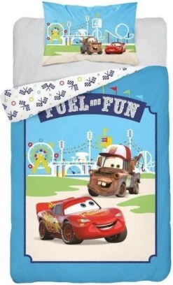 Disney Dekbedovertrek Cars Fuel And Fun 100x135 Cm