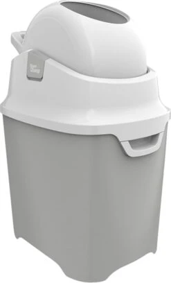 DiaperChamp ONE - Soft Silver - Standaard Luieremmer 41 DiaperChamp ONE - Soft Silver - Standaard Luieremmer -Baby Peuter Winkel 727x1200