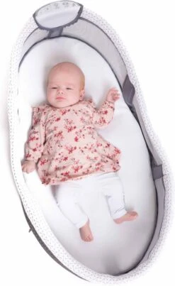 Bo Jungle B-Baby Co-sleeper Wieg Met Licht - Grey -Baby Peuter Winkel 736x1200 2