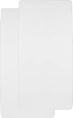 Meyco 2-pack Molton Stretch Hoeslaken Wieg - 40x80/90 Cm - Wit -Baby Peuter Winkel 746x1200 2