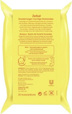 Zwitsal Baby Goedemorgen Vochtige Washandjes - 4 X 20 Stuks - Voordeelverpakking 11 Zwitsal Baby Goedemorgen Vochtige Washandjes - 4 X 20 Stuks - Voordeelverpakking -Baby Peuter Winkel 756x1200