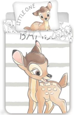 Disney Bambi BABY Dekbedovertrek Little One 100 X 135 Cm - Wit