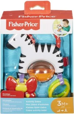 Fisher Price - Activity Zebra - Rammelaar - Speeltje En Bijtring - Grijpspeelgoed -Baby Peuter Winkel 781x1200 2