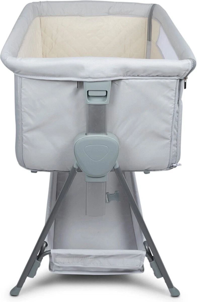 Baninni Co-Sleeper Elia Licht Grijs 11 Baninni Co-Sleeper Elia Licht Grijs - Afbeelding 9