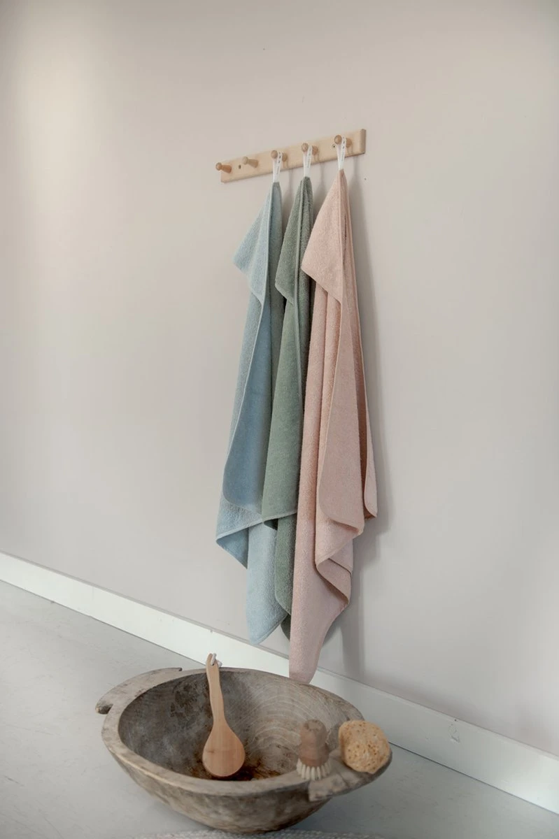 Koeka Baby Badcape Dijon Daily - 100x100cm - Lichtroze 6 Koeka Baby Badcape Dijon Daily - 100x100cm - Lichtroze - Afbeelding 4