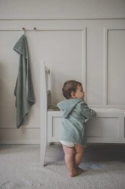 Koeka Baby Badcape Dijon Daily - 100x100cm - Groen -Baby Peuter Winkel 799x1200 16