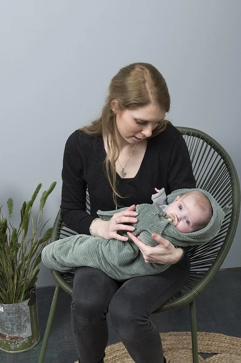 Baby's Only Wikkeldeken - Omslagdoek Baby Sense - Teddy Voering - Kiezelgrijs - 75x75 Cm - Geschikt Voor Drie- En Vijfpuntsgordel 7 Baby's Only Wikkeldeken - Omslagdoek Baby Sense - Teddy Voering - Kiezelgrijs - 75x75 Cm - Geschikt Voor Drie- En Vijfpuntsgordel - Afbeelding 5