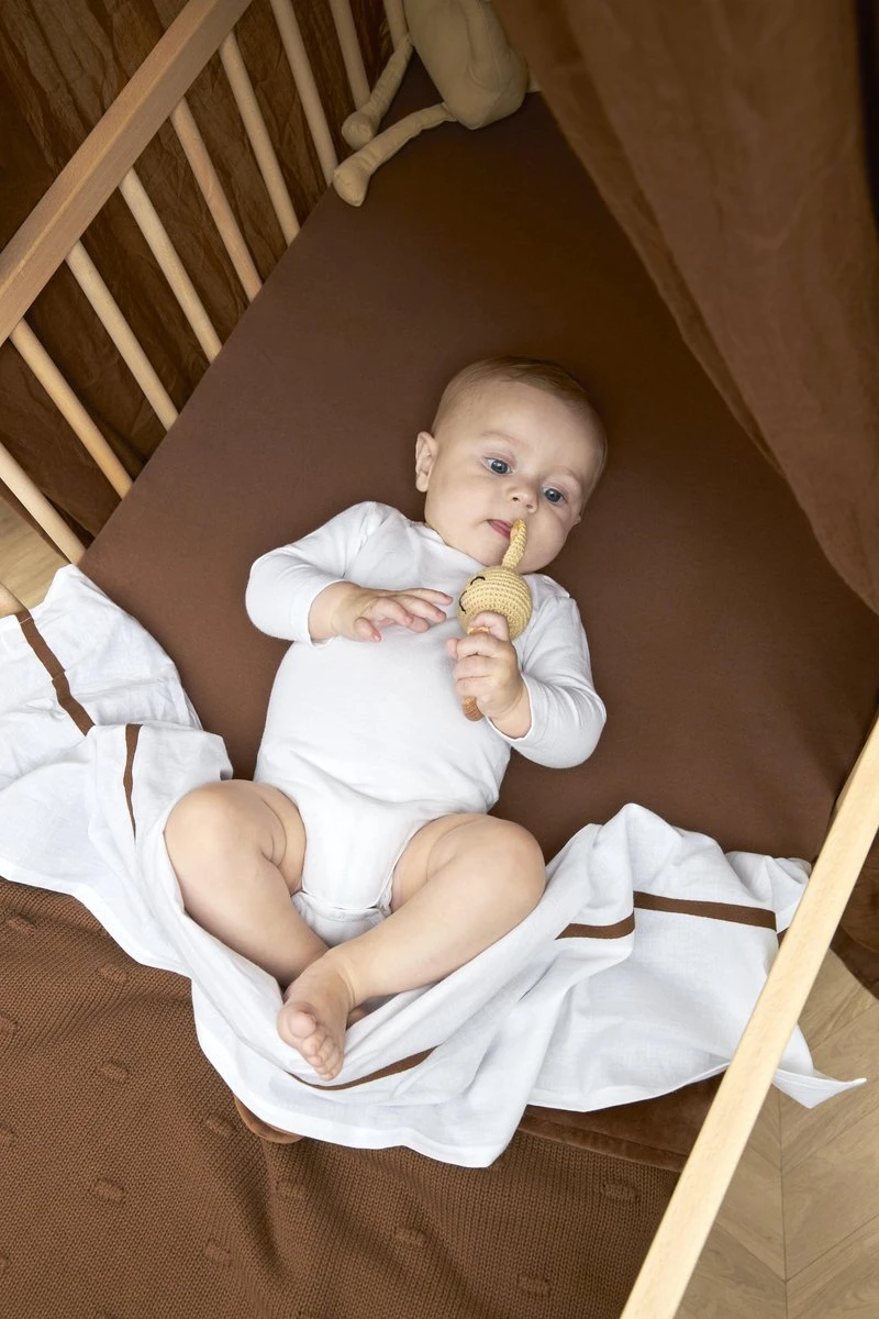 Meyco Jersey Hoeslaken Juniorbed - 2-pack - Chocolate - 70x140/150cm 5 Meyco Jersey Hoeslaken Juniorbed - 2-pack - Chocolate - 70x140/150cm - Afbeelding 3