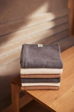 Jollein Baby Deken Ledikant 100x150cm Pointelle - Biscuit -Baby Peuter Winkel 800x1200 122