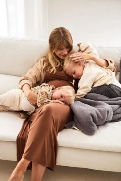 Jollein Baby Deken Ledikant 100x150cm Teddy Bliss Knit - Storm Grey -Baby Peuter Winkel 800x1200 141