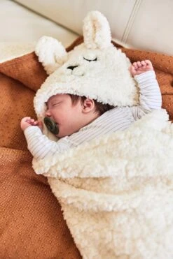 Jollein Baby Deken Wieg 75x100cm Teddy Bliss Knit - Caramel -Baby Peuter Winkel 800x1200 149