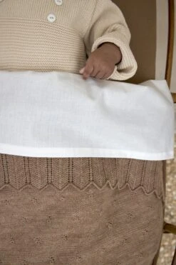 Meyco Uni Ledikant Laken - 2-pack - Offwhite - 100x150cm -Baby Peuter Winkel 800x1200 223