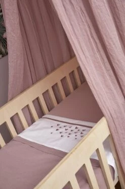 Meyco Hearts Ledikant Laken - Lilac - 100x150cm -Baby Peuter Winkel 800x1200 243