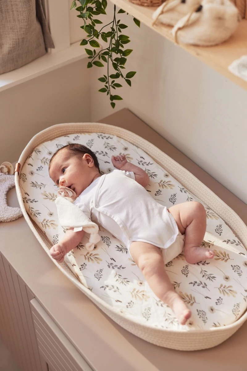 Jollein Aankleedkussenhoes 50x70cm Wild Flowers 13 Jollein Aankleedkussenhoes 50x70cm Wild Flowers - Afbeelding 11