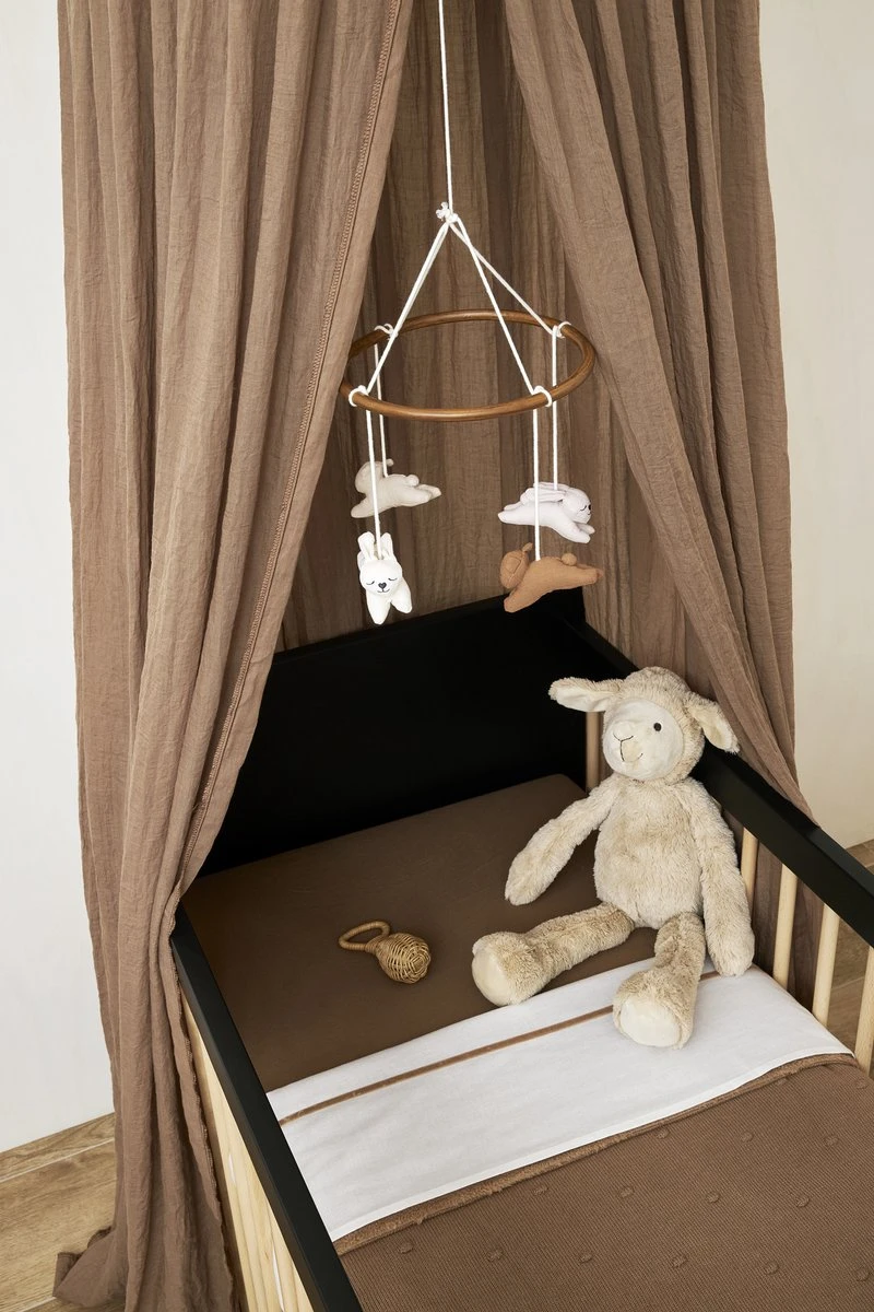 Meyco Uni Klamboe - Toffee 6 Meyco Uni Klamboe - Toffee - Afbeelding 4