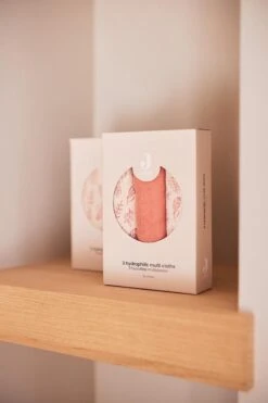 Jollein Hydrofiel Multidoek Meadow 70x70cm - Rosewood - 3 Stuks -Baby Peuter Winkel 800x1200 41