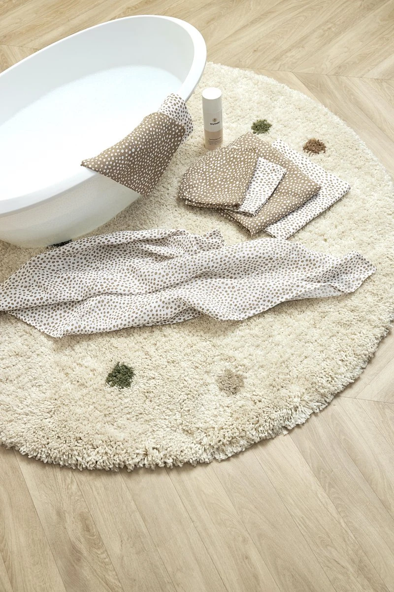 Meyco Hydrofiele Washandjes 3-pack Cheetah - Taupe 4 Meyco Hydrofiele Washandjes 3-pack Cheetah - Taupe - Afbeelding 2