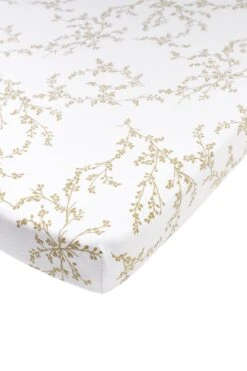 Meyco Branches Hoeslaken Boxmatras - Sand - 75x95cm