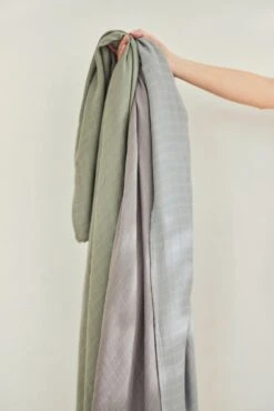 Jollein Hydrofiele Doek Large 115x115cm Bamboe Katoen - Ash Green - 2 Stuks -Baby Peuter Winkel 801x1200 16