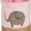 By Baboo Olifant Opbergmand Babykamer - 35cm X 40cm - Roze Jute -Baby Peuter Winkel 806x1200 5