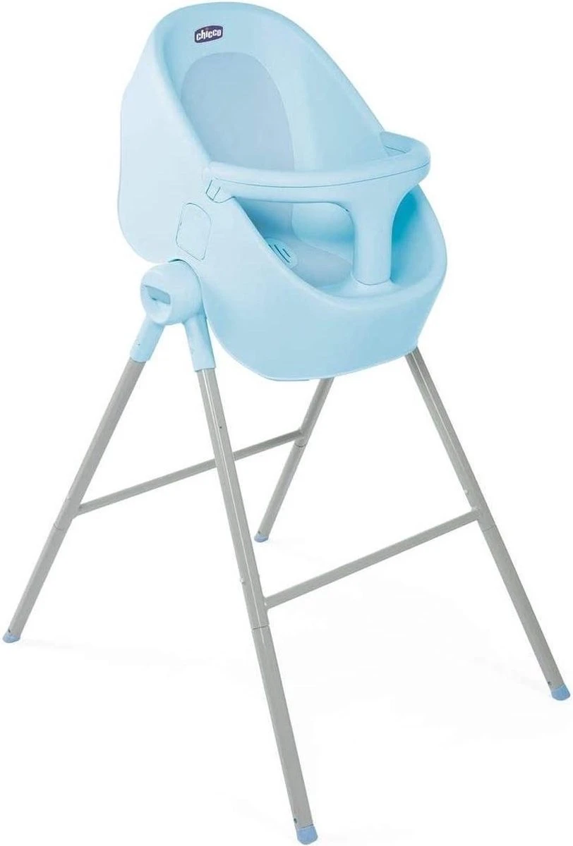 Chicco Badje Bubble Nest Junior - Babybad Met Standaard - Hoogte Verstelbaar Babybadje - 2-Delig - Lichtblauw 3 Chicco Badje Bubble Nest Junior - Babybad Met Standaard - Hoogte Verstelbaar Babybadje - 2-Delig - Lichtblauw