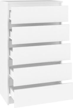 VidaXL Ladekast 60x36x103 Cm Bewerkt Hout Wit 16 VidaXL Ladekast 60x36x103 Cm Bewerkt Hout Wit -Baby Peuter Winkel 812x1200 4