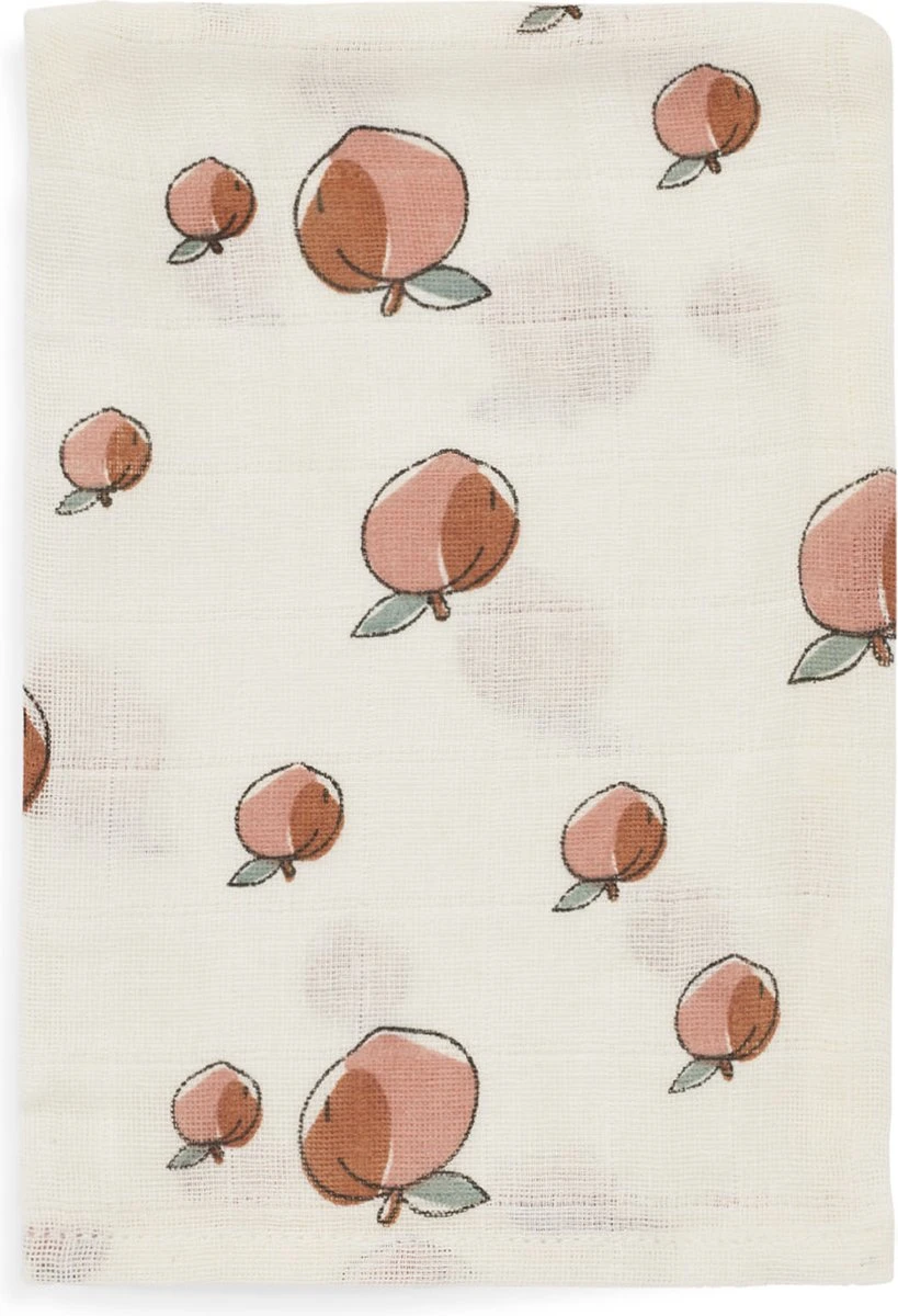 Jollein Baby Hydrofiel Washandje Peach - 3 Stuks 4 Jollein Baby Hydrofiel Washandje Peach - 3 Stuks - Afbeelding 2