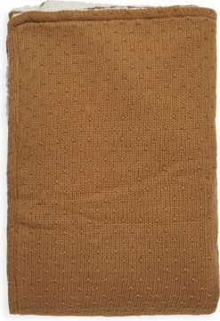 Jollein Baby Deken Wieg 75x100cm Teddy Bliss Knit - Caramel -Baby Peuter Winkel 821x1200 2