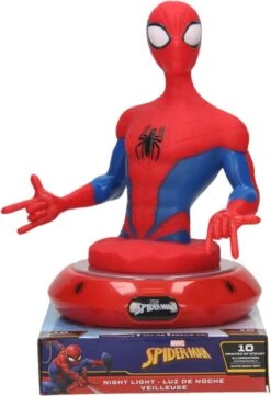 Spider-Man 3D Spiderman Lamp Rood