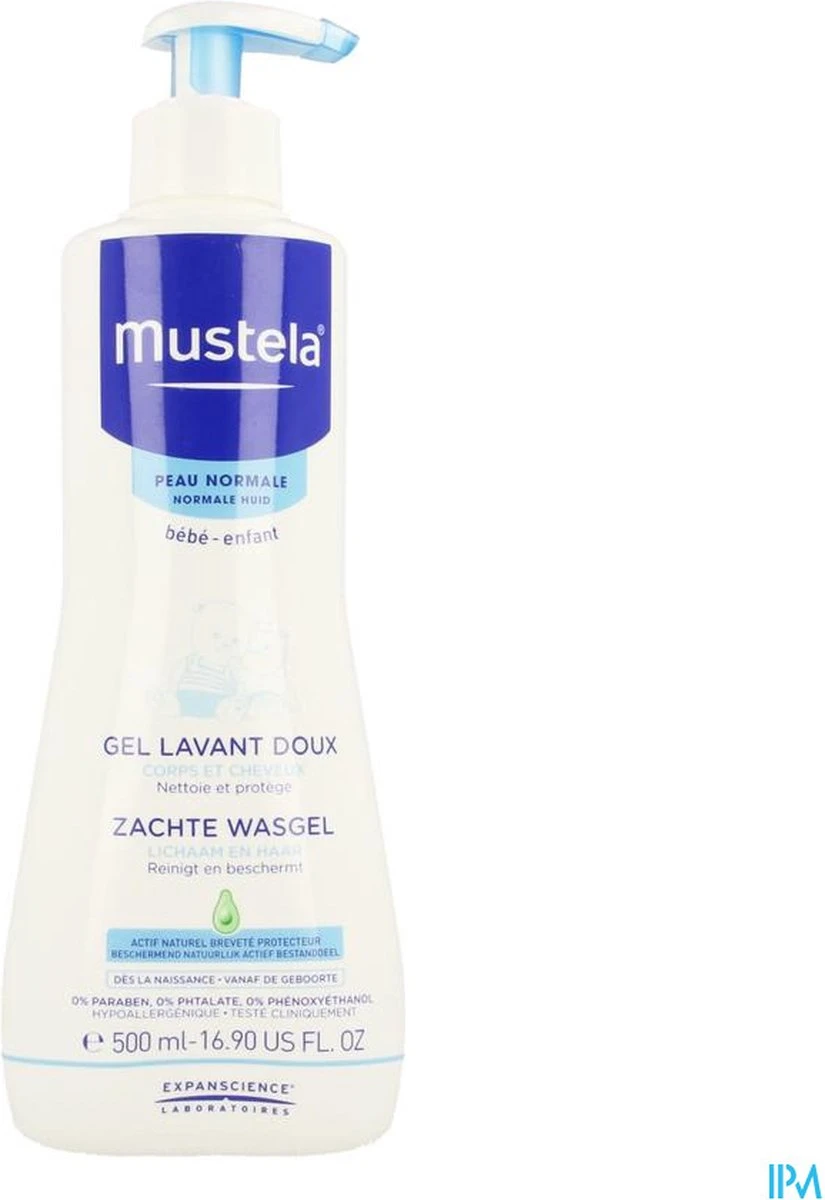 Mustela Baby Zachte Wasgel - 500 Ml 5 Mustela Baby Zachte Wasgel - 500 Ml - Afbeelding 3