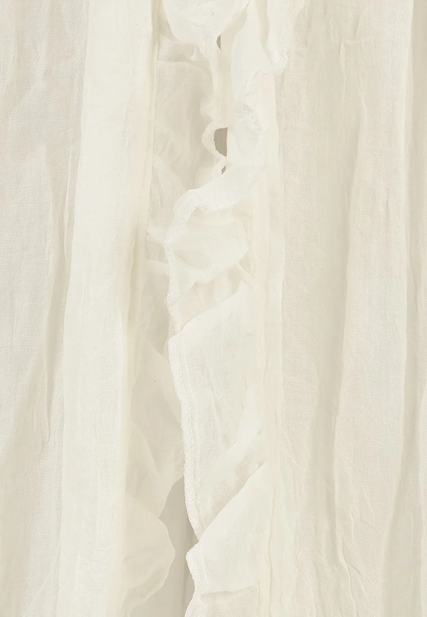 Jollein Baby Klamboe Vintage Ruffle 245cm - Ivory 7 Jollein Baby Klamboe Vintage Ruffle 245cm - Ivory - Afbeelding 5