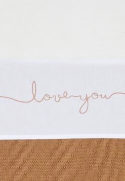 Jollein Baby Laken Ledikant 120x150cm Love You - Caramel -Baby Peuter Winkel 830x1200 62