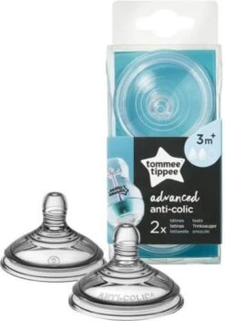 Tommee Tippee Advanced Anti-Colic Zuigfles Spenen, Borst-achtig, Zacht Silicone, Normale Uitstroomsnelheid, 3m+, Verpakking Van 2 21 Tommee Tippee Advanced Anti-Colic Zuigfles Spenen, Borst-achtig, Zacht Silicone, Normale Uitstroomsnelheid, 3m+, Verpakking Van 2 -Baby Peuter Winkel 841x1200 4