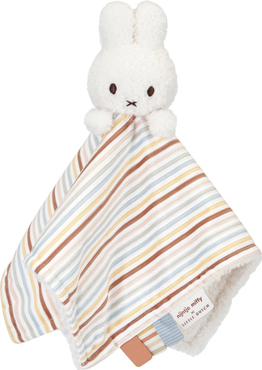 Nijntje X Little Dutch - Vintage Sunny Stripes - Knuffeldoekje 3 Nijntje X Little Dutch - Vintage Sunny Stripes - Knuffeldoekje