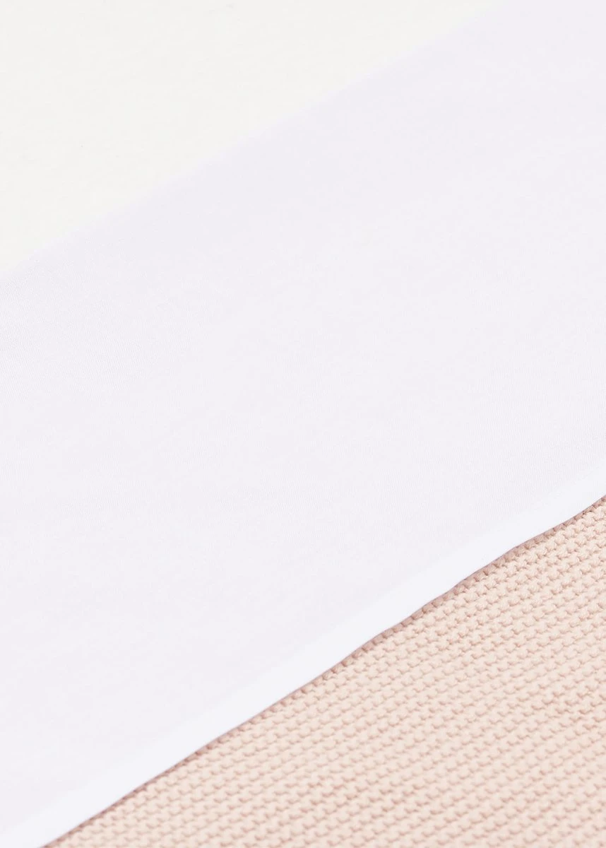 Jollein Baby Laken Wieg 75x100cm - Wit 7 Jollein Baby Laken Wieg 75x100cm - Wit - Afbeelding 5